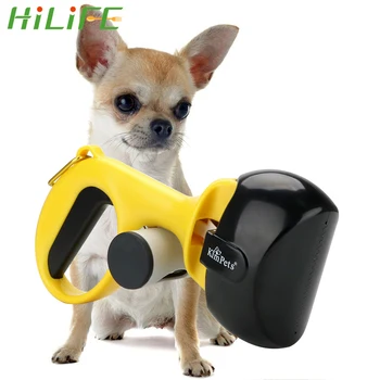 

HILIFE 2 In 1 with 1 roll Poop Bags Pet Pooper Scooper Outdoor Waste Cleaning Tools Pick Up Holder Pet Accessories