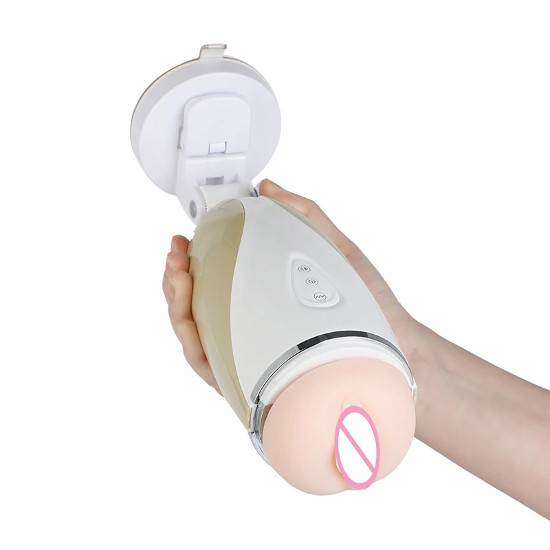 Electric Pulse Male Masturbation Cup Automatic Sucking Voice Aircraft Real Vagina Sex Masturbator Machine Toys For Men | Красота и