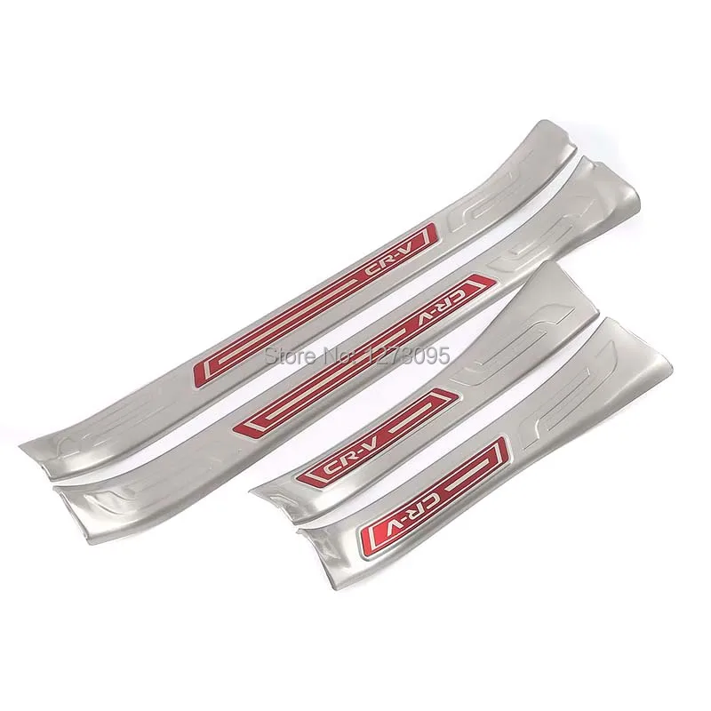 

For Honda CRV 2017 Stainless Steel Interior Scuff Plate Door Sill Protector Trim Kick Guard Pedal Step Cover Car Accessories