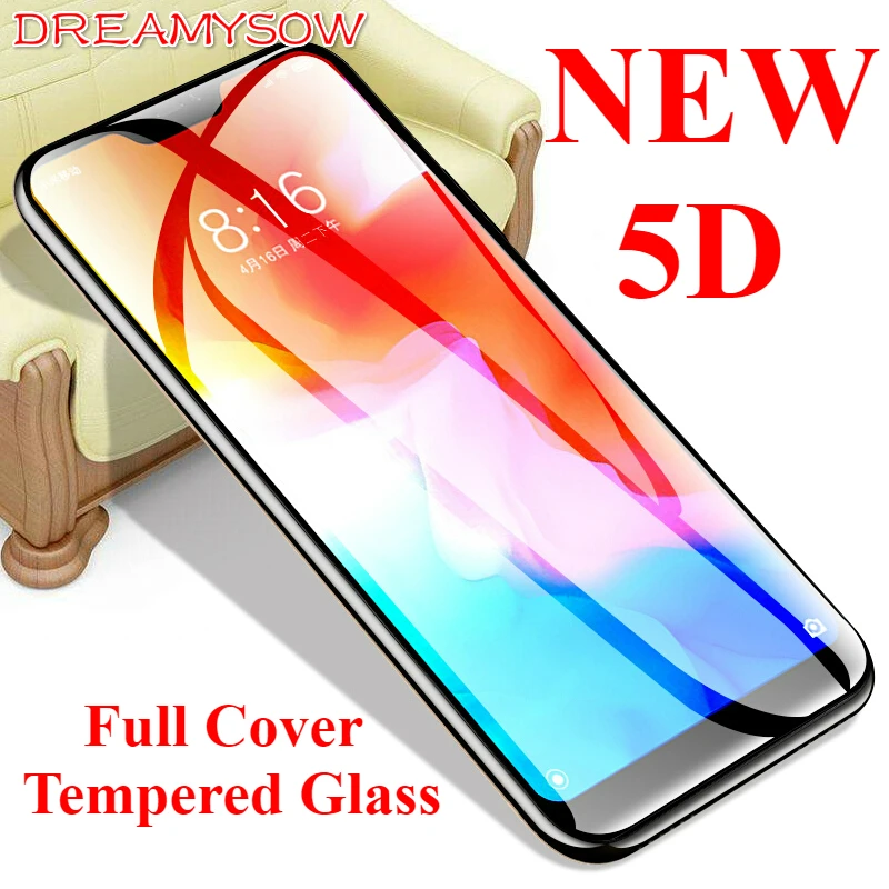 

Full Cover 5D Tempered Glass For Xiaomi Mi A2 Lite Screen Protector For Redmi Note 5 5A Pro 6 6A Pro S2 4X Protective Glass Film