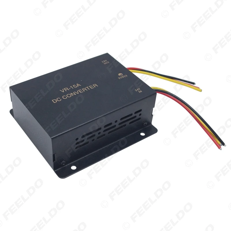 FEELDO DC24V к DC12V 120 Вт преобразователь трансформатор регулятор специально для