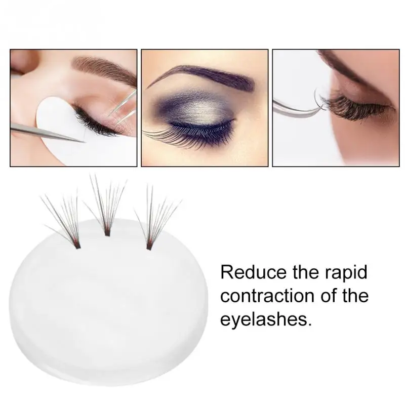 

Professional Round Silicone Eyelash Extension Stand Pallet Eyelash Pad Makeup Tool
