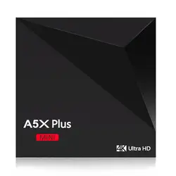 A5X Plus Мини Смарт Android 8,1 ТВ коробка Rk3328 Четырехъядерный 4K Vp9 H.265 Hdr10 Usb3.0 2G/16G Мини ПК Dlna Wi-Fi Lan Hd медиаплеер