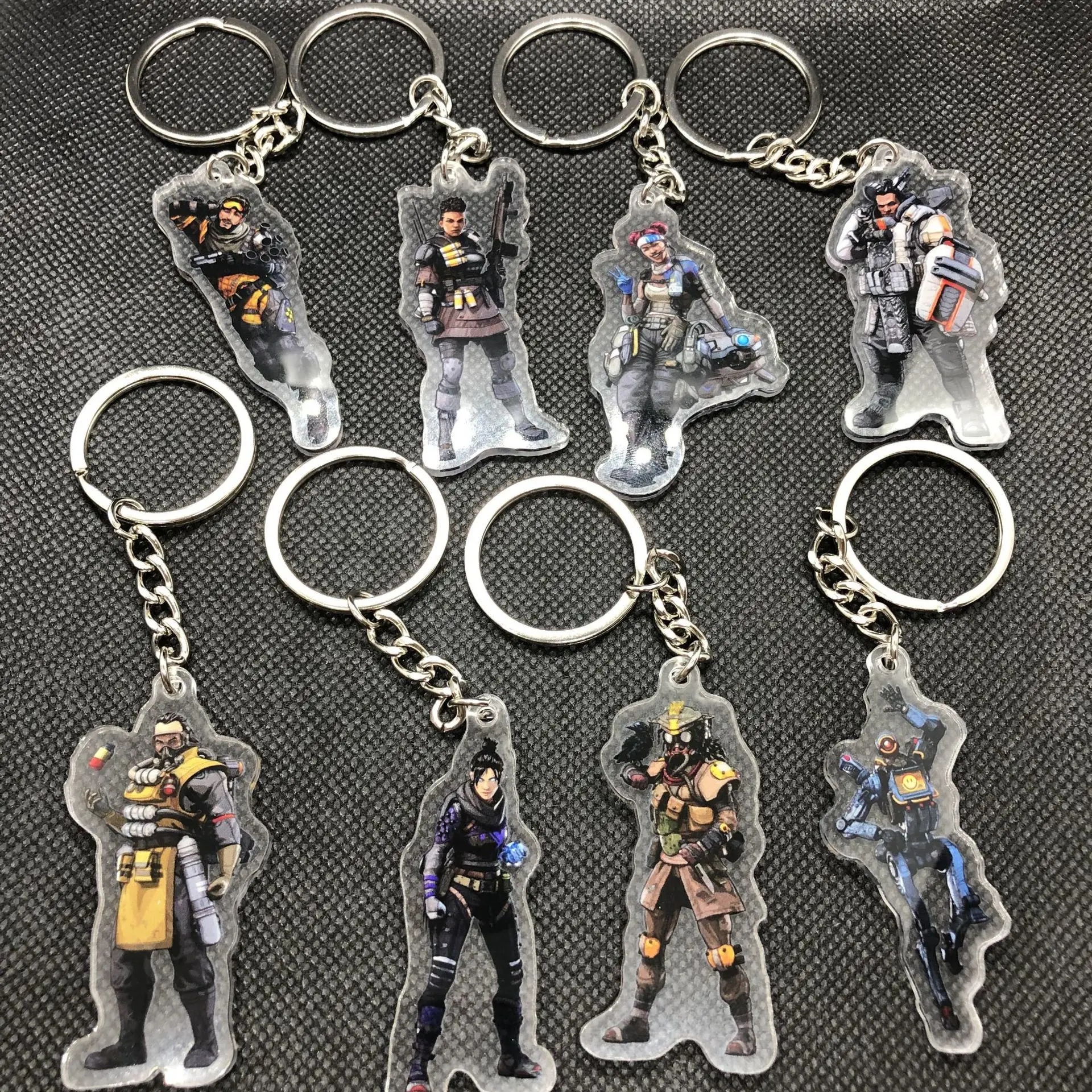 

Apex Hero Periphery Key Buckle Second Gram Force 8 Individual Legend Comic Game Key Buckle Lifeline Key Buckle