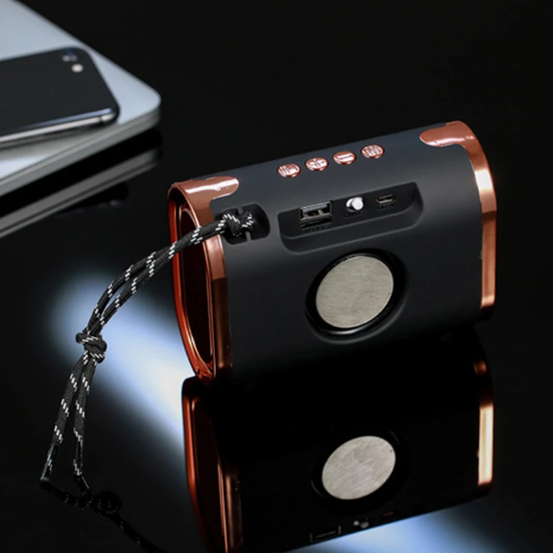 Portable Bluetooth Wireless Speaker Stereo Mp3 Music Speaker Support Tf Card U Disk Fm Hands-Free Talk For Android Ios Phone Portable Bluetooth Wireless Speaker Stereo Mp3 Music Speaker Support Tf Card U Disk Fm Hands-Free Talk For Android Ios Phone