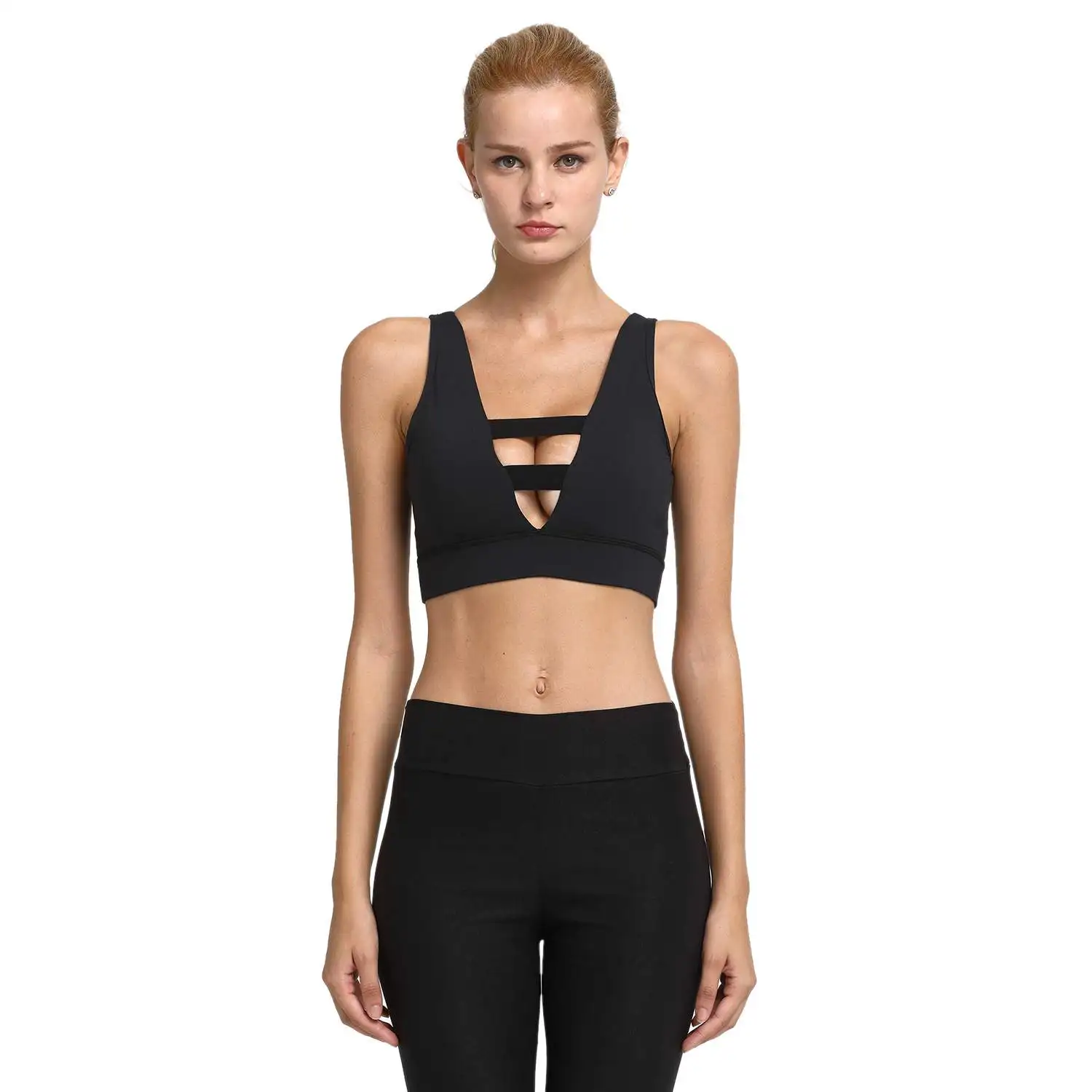 Positive And Negative Wearable Rimless Sports Bra Beautiful Back Sports