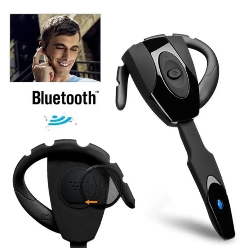 VODOOL EX01 Bluetooth 4 1 Earphone HFP HSP A2PDP AVRCP Wireless Headset Headphones with Mic for PS3 Games Audio Accessories
