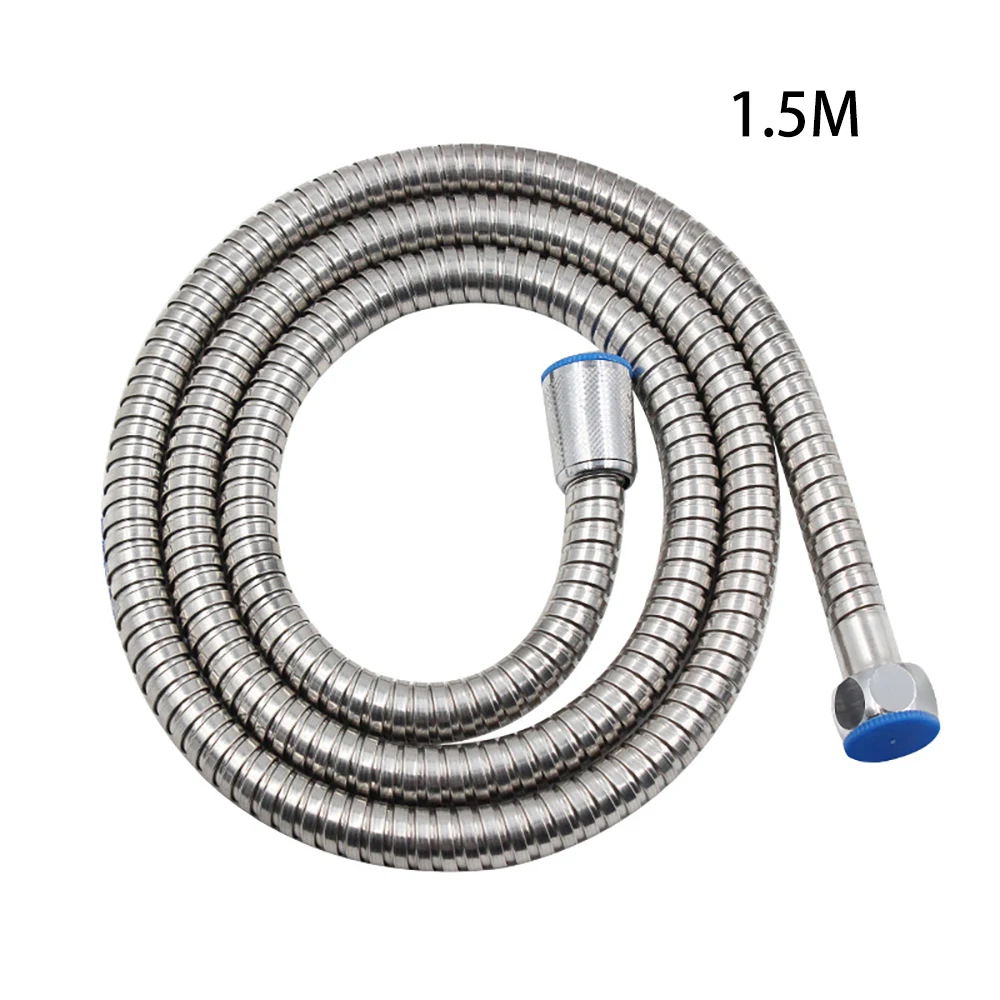 

1.5m/2m Stainless Steel Flexible Chrome Shower Hose Bathroom Heater Water Head Pipe For Bath Accessories
