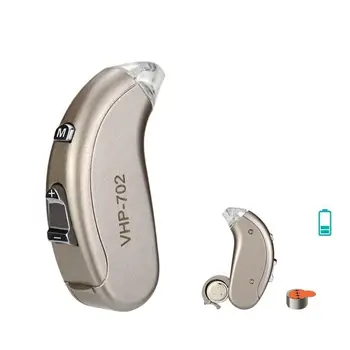 

1pc Wireless Stealth Digital Hearing Aid Severe Amplifier BTE Aids Sound Enhancer Hearing Assistant For Deaf Elderly FDA/CE