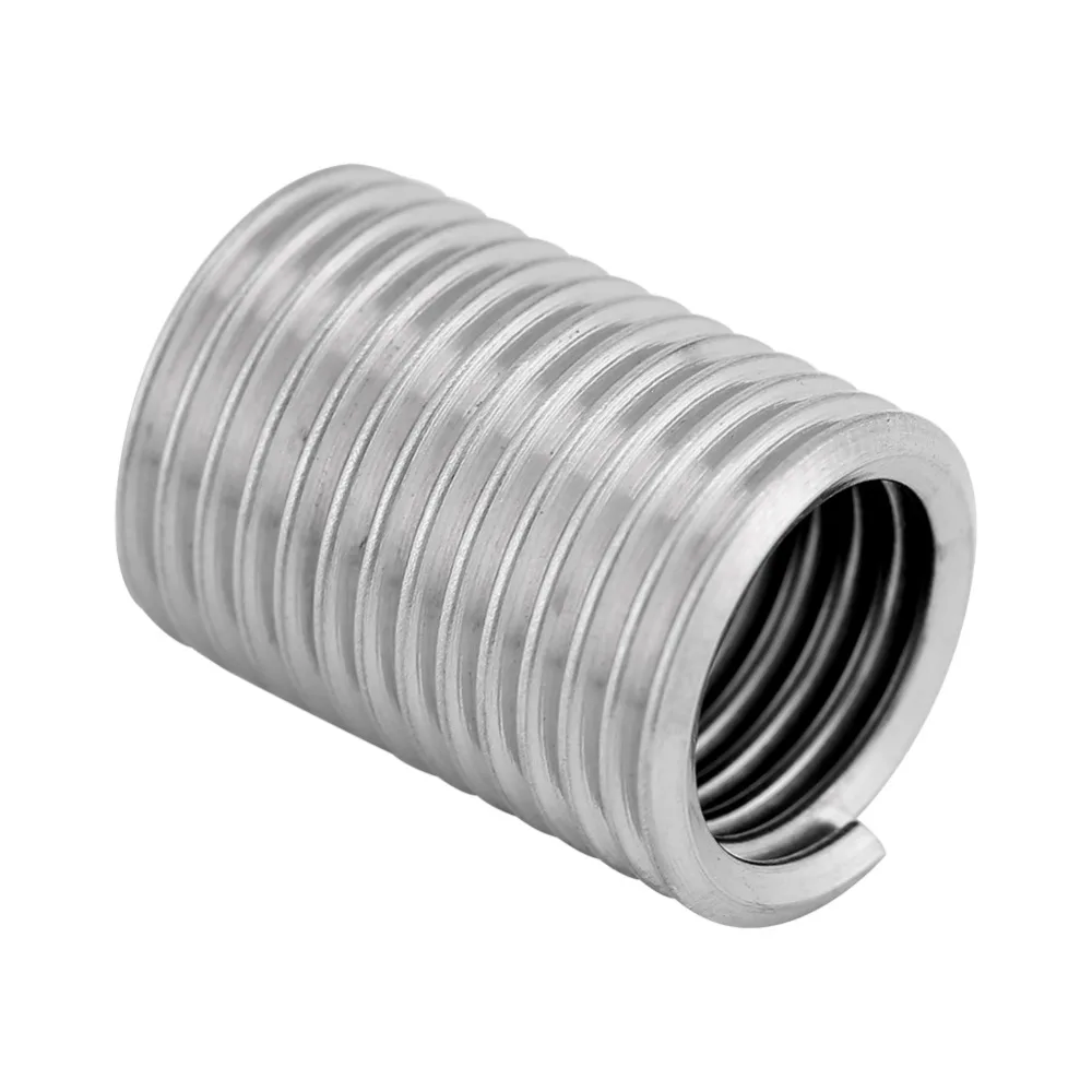 

100Pcs/Lot Wire Thread Inserts Screw Sleeve Thread Repair Kit M10*1.5 2.5D Repair Insert Assortment Kit 304 Stainless Steel