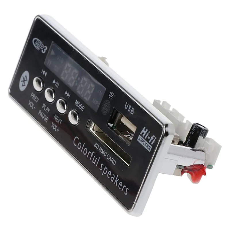 SQPP Bluetooth Mp3 декодер плата плеер модуль Поддержка Fm радио Usb Tf Lcd пластик Wma