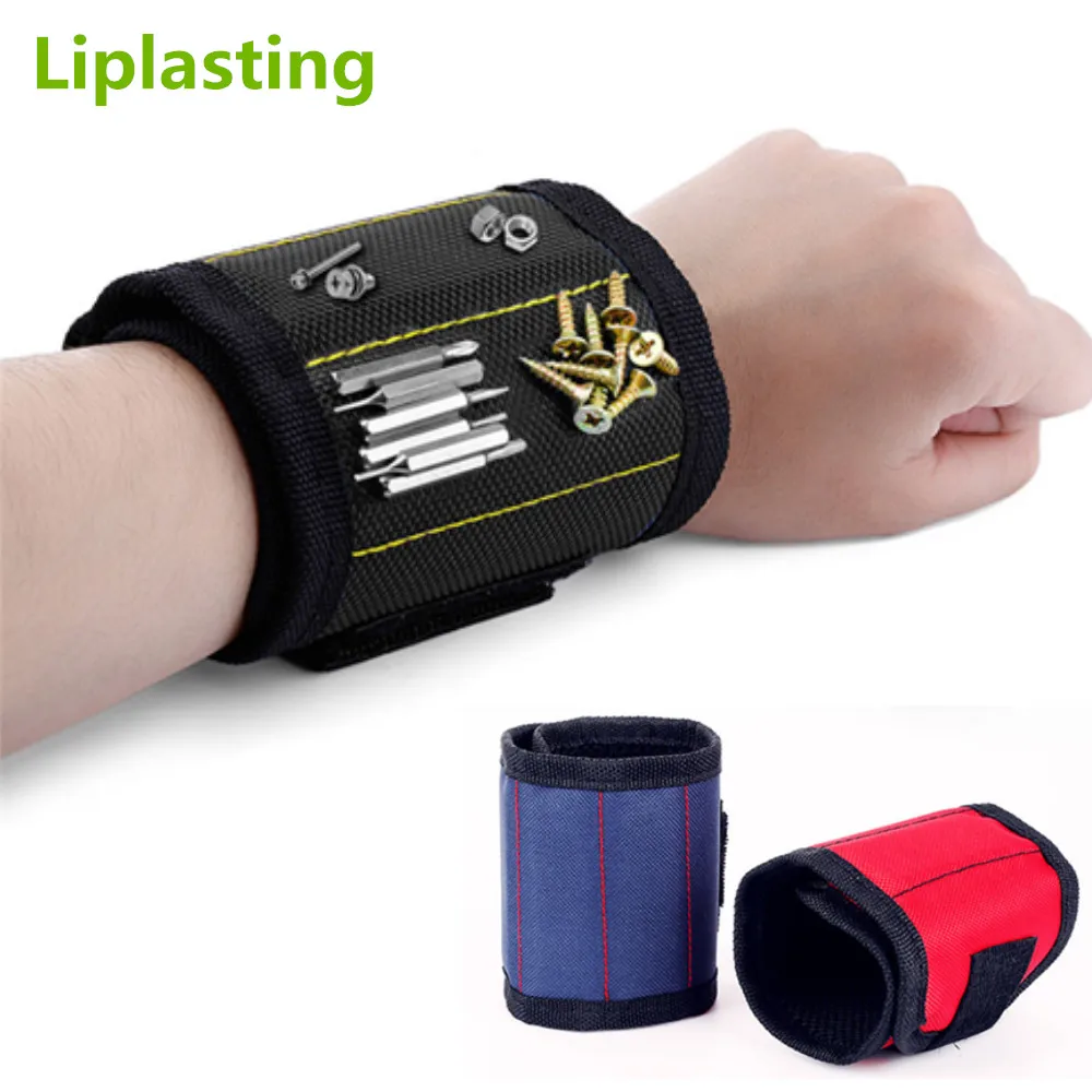 Portable Hand Tool Belt Magnetic Bracelet Wristband Polyester Screws Nails Drill Wrist Bangle Holder for Car Auto Repair Kit Portable Hand Tool Belt Magnetic Bracelet Wristband Polyester Screws Nails Drill Wrist Bangle Holder for Car Auto Repair Kit