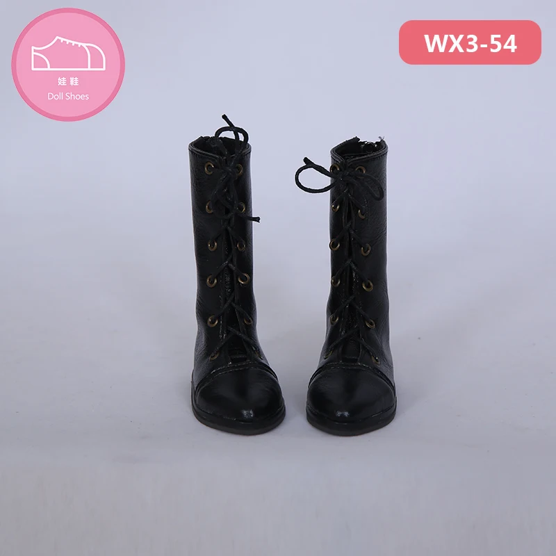 NEW Handsome Knight Black High Boots for 1//3 1//4 BJD MSD SD Doll Shoes