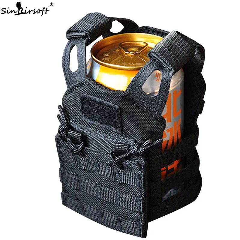 Multicam US Army Tactical Advanced Beer Military Molle Mini Hunt Outdoor JPC Vest Drink Cooler Adjustable Shoulder Strap Militar