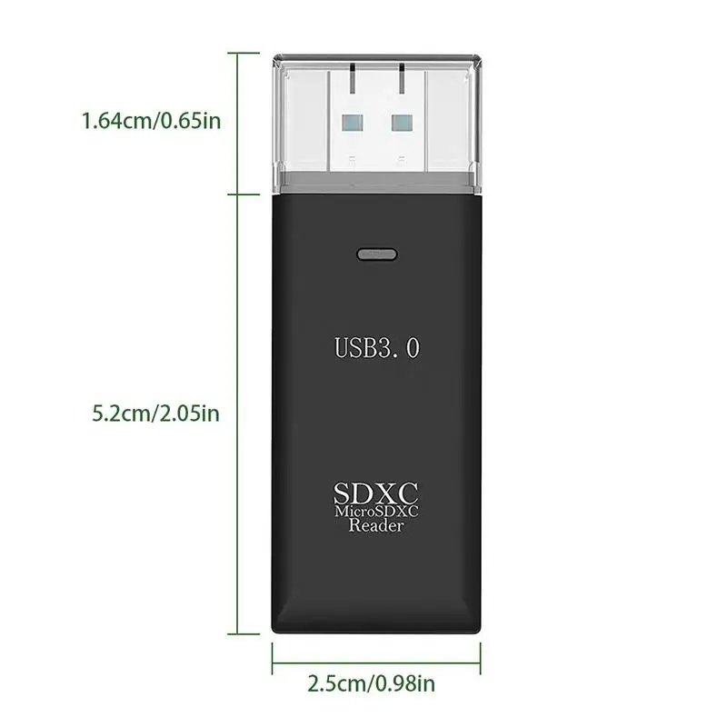 Внешний USB3.0 устройство для чтения карт памяти MICRO SD TF 2-в-1 SD кард-ридер для ПК компьютер ноутбук ПК планшет Прямая поставка