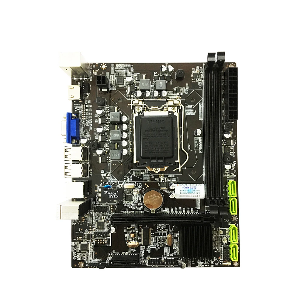 

Jingsha H55 Motherboard M-ATX DDR3 LGA 1156 Mainboard LGA1156 CPU Mainboard Core i5 760 PCI-E 16X VGA HD for Computer