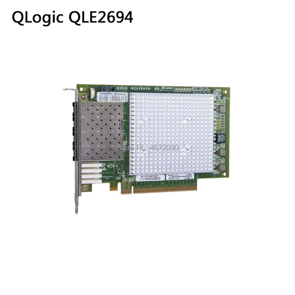 16 Гбит/с Qlogic 2694 Quad-Port Fibre Channel Host Bus Adapter QLE2694 | Компьютеры и офис