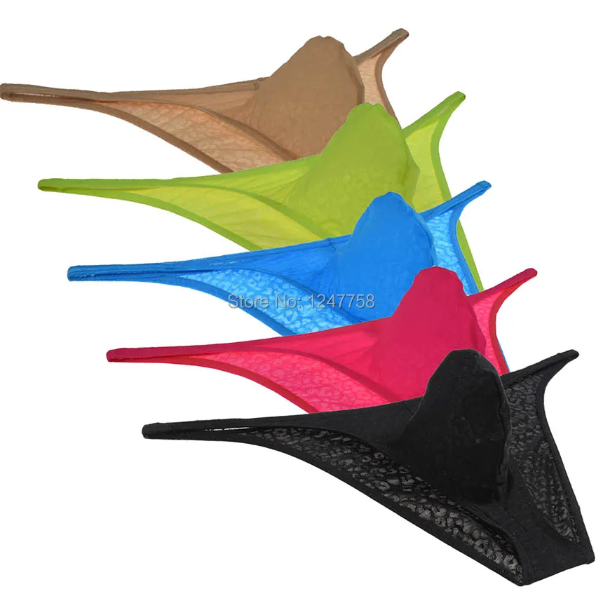 

Sexy Brazilian Bikini C Men Hipster Briefs Jacquard Lace Underwear Male Posing Cheeky String Briefs Mens Bikini Briefs