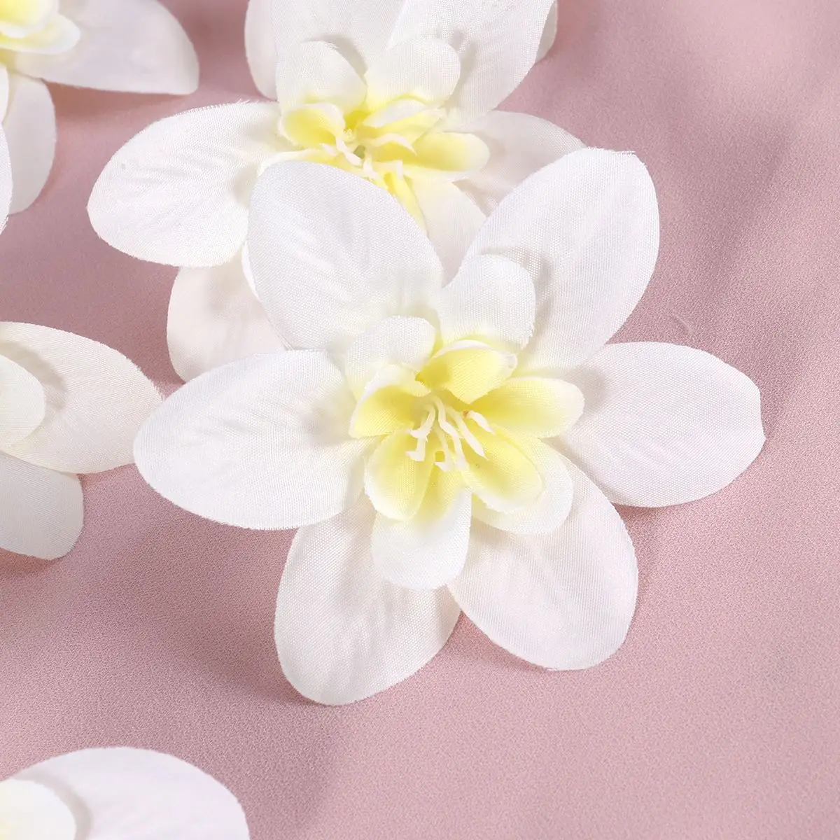 12 шт. DIY Орхидея из искусственного шелка Цветок головок для шляпа одежда альбом
