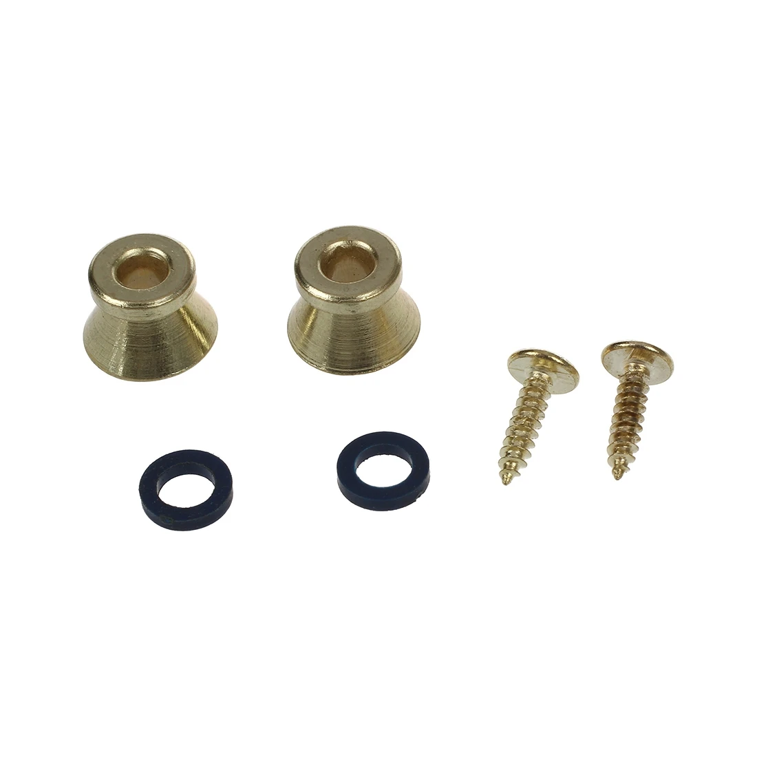 

2 x Electric Acoustic Guitar Bass Strap Button Screw Lock Pins Pegs Pads