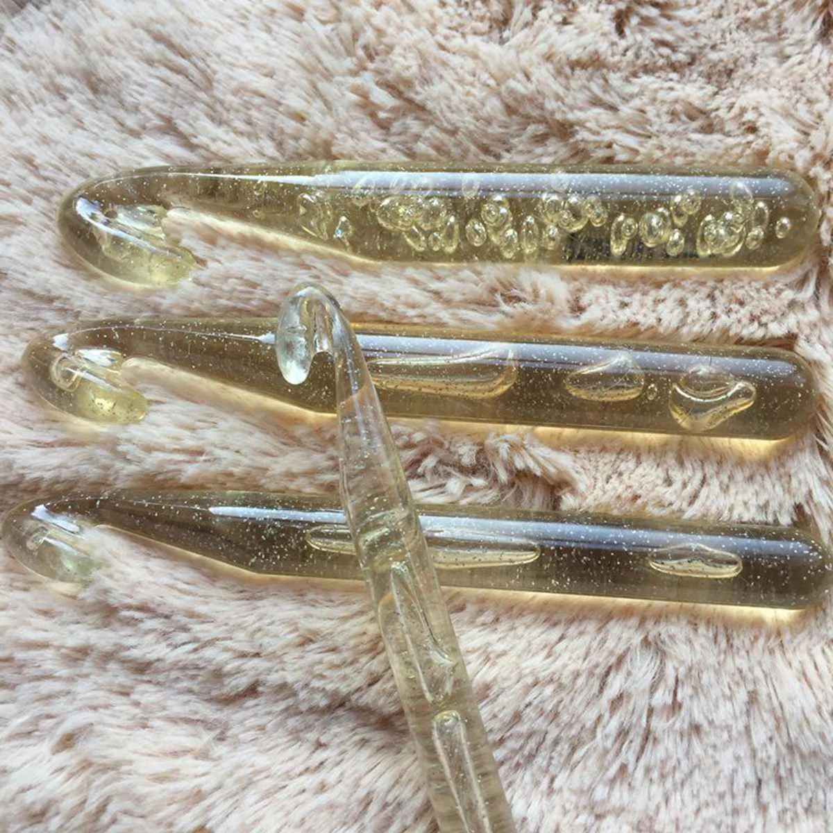 

12/15/18/20mm Large ABS Transparent Extra Thick Crochet Hook Needle Yarn Crochet Sweaters Shawl Scarf Knitting Weave Craft Tools