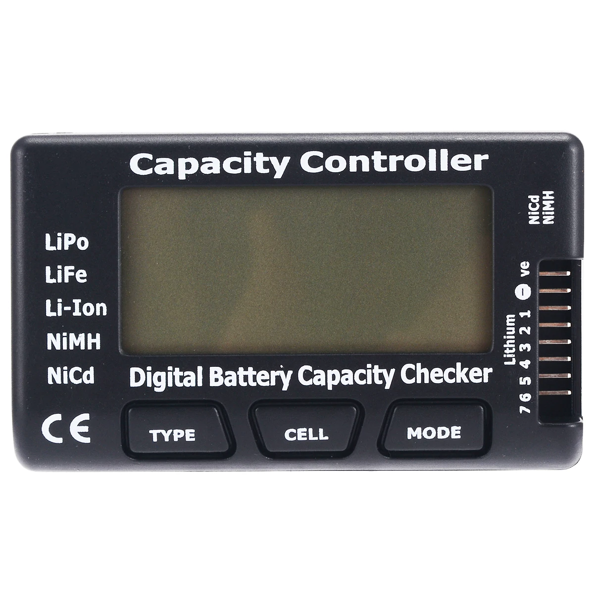 

Cellmeter-7 Battery Capacity Voltage Checker Tester for LiPo LiFe Li-ion NiMH Digital Battery Capacity Checker