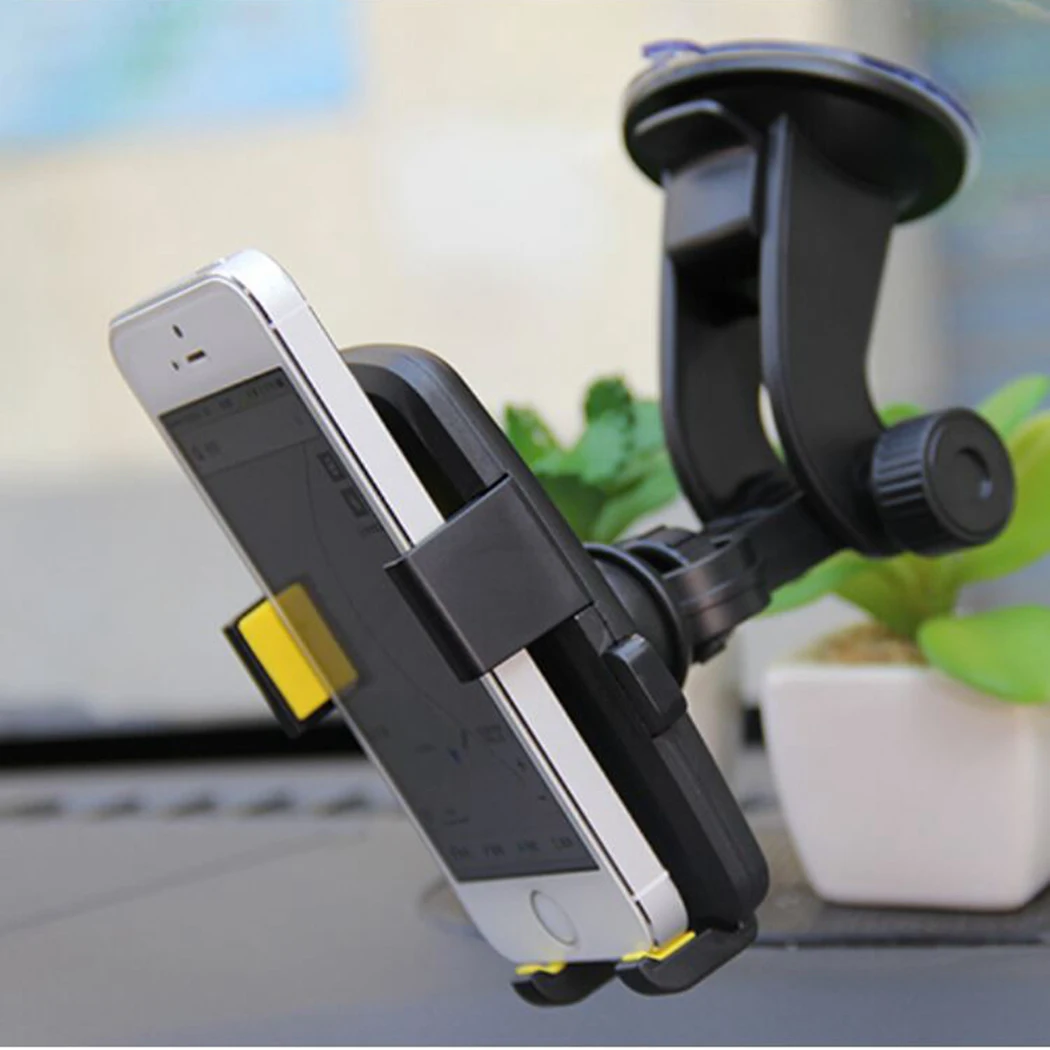 

Universal Adjustable Car Phone Holder Windshield Vacuum Sucker Phone Holder For Ios Android Phone For Phone In Car Mobile