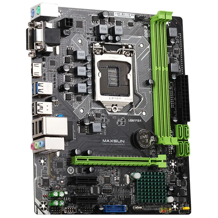 MAXSUN H311M 666 Материнская плата Intel SATA3.0 USB3.0 двухканальный DDR3 материнская