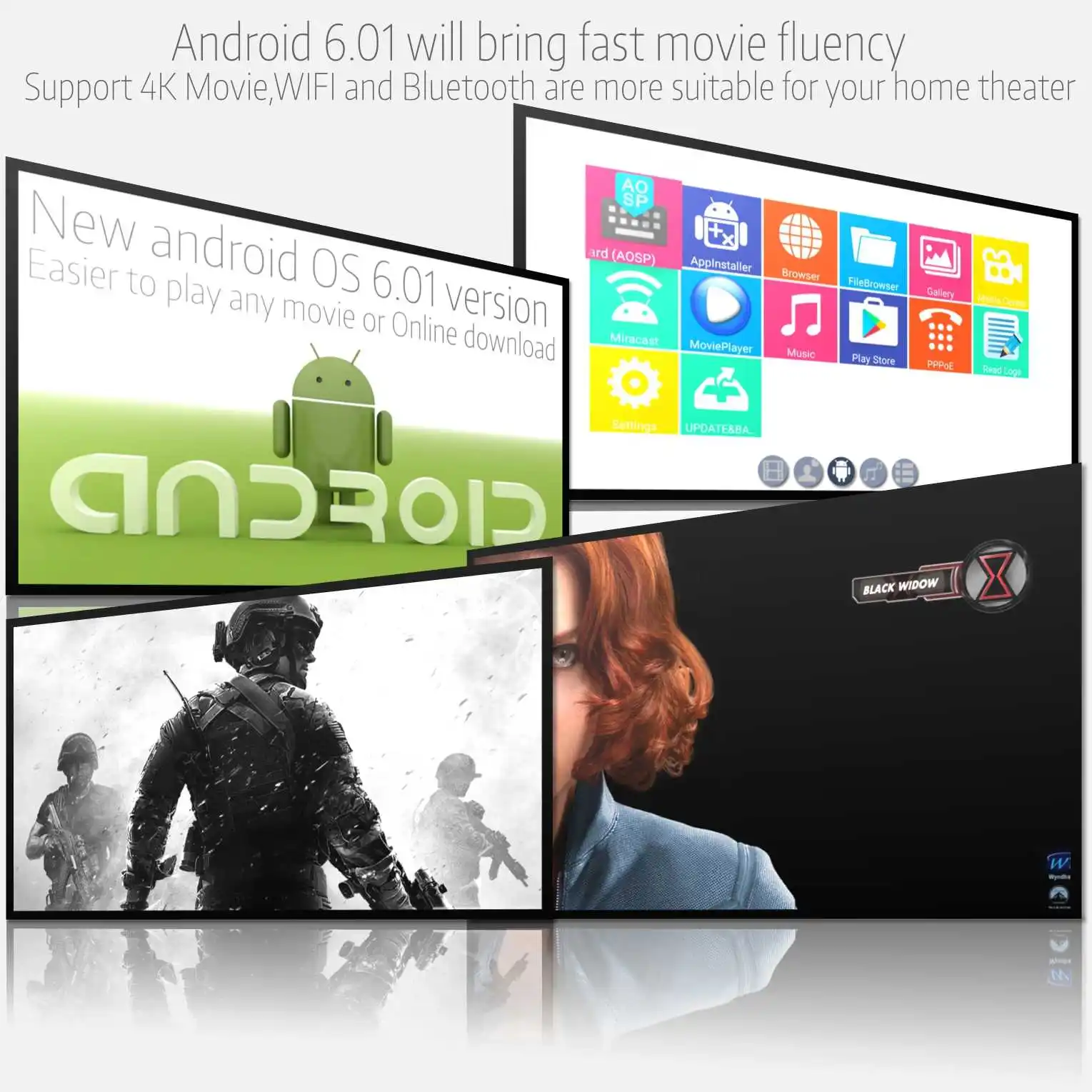 Vivibright C90up проектор Android версии 6 01 OS Wifi bluetooth 1G + 8G домашний прежектор для домашнего