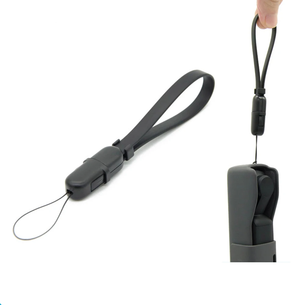 

For DJI OSMO POCKET Type-C Fast Charging Cable Data Charger New 2 in 1 Anti-lost Wrsit Strap Lanyard Gimbal Accessories Black