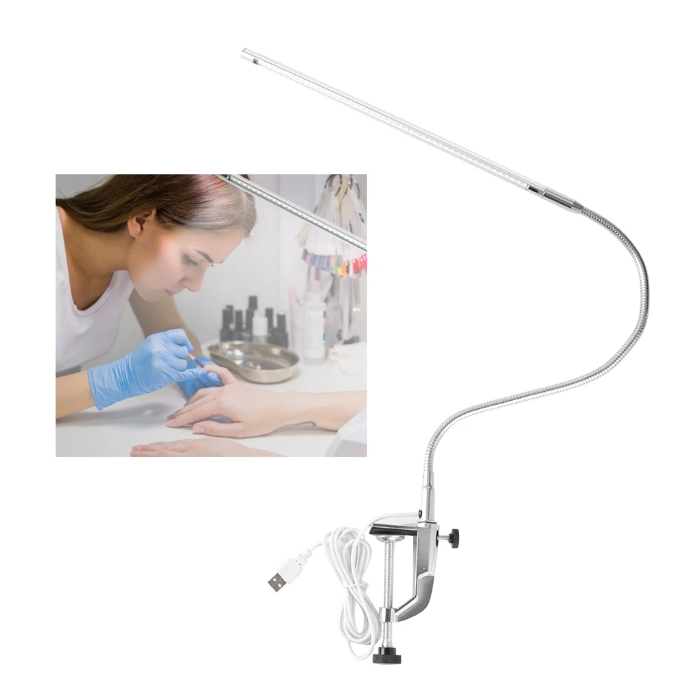 

USB Adjustable LED Desk Lamp Clip Table Lamps for Manicure Reading Tattoo Lights Table Lamp for Nail Art Tattoo Salon tool