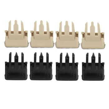 

4x Car Air Conditioning Leaf Adjust Clips Air Vent Louvre Blade Slice Clip Black Beige for Toyota Corolla