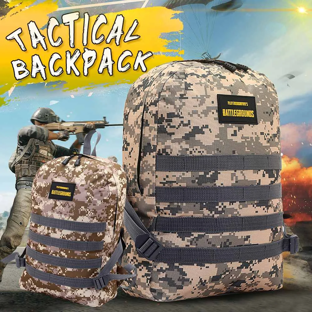 

35L Motorcycle Outdoor Tactical Backpack Sports Camping Hiking Travel Daypack Shoulder Bag Khaki/Light Grey Tactical Sport Bags