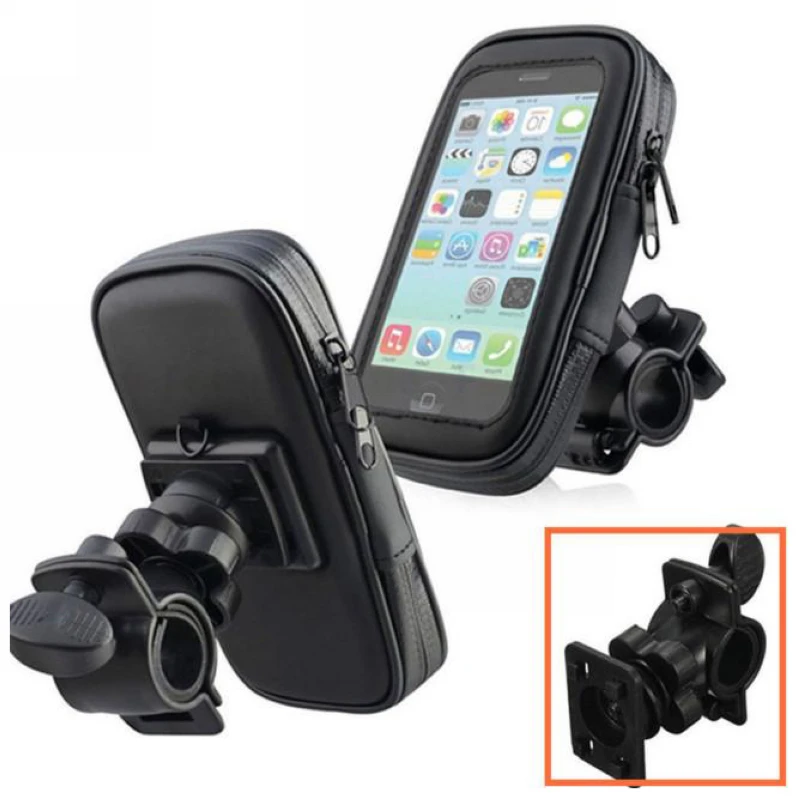 

High Quality Bike Bicycle Motorcycle Phone Case Waterproof Bag Handlebar Mount Holder Accessories Bag Phone Case For Cell Phone