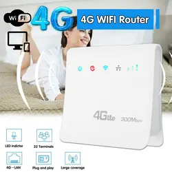 LEORY Wi Fi маршрутизатор A9SZ 300 Мбит/с 4 г LTE CPE с LAN порты и разъёмы поддержка SIM карты Поддержка 3g Marvell 1802 + MTK7628 4 г