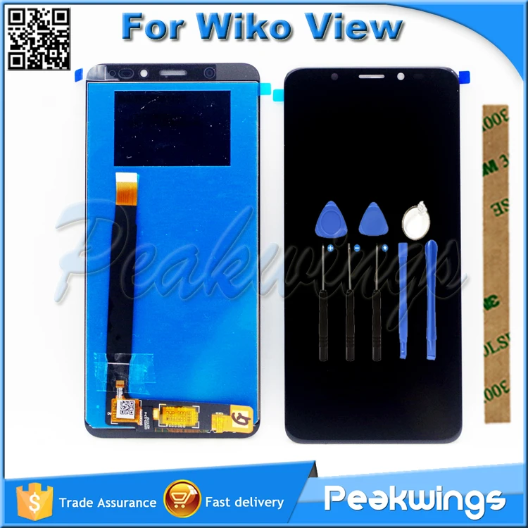 

5.7" Tested Touch Screen For Wiko View LCD Display Screen With Touch Screen Assembly