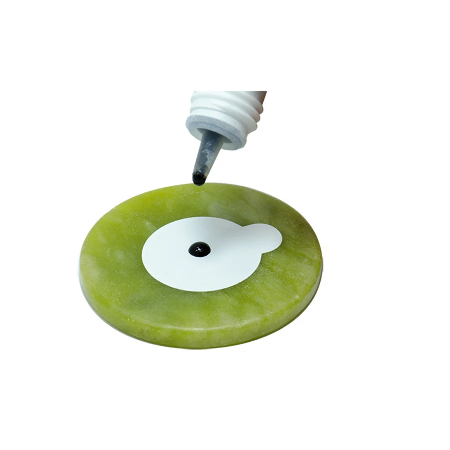 

Makeup tool 5PCS Eyelash Extension Tool Glue Pad Gasket Adhesive Pallet Stand Holder Jade Stone Eyelash Glue Pallet Stand Holder