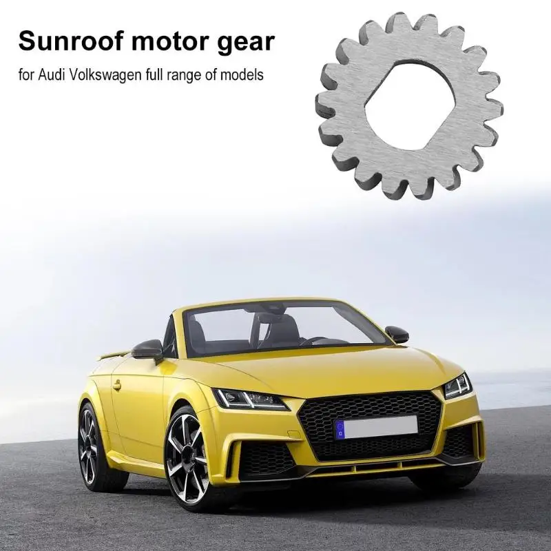 VODOOL transmisión coche engranajes Metal techo solar Motor Cog 18 engranaje de reparación de dientes para Audi VW accesorios de coche