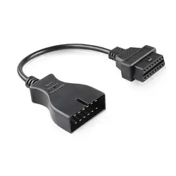 OBDII OBD 2 разъем адаптера для GM 12 Pin GM12 до 16 Pin кабель для диагностики автомобилей для GM транспортных средств Автосканер адаптер