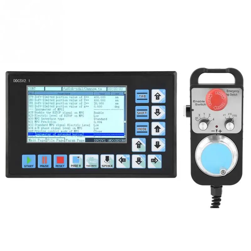 4 оси DDCSV2.1 USB CNC система Автономный контроллер гравировальные машины с маховиком