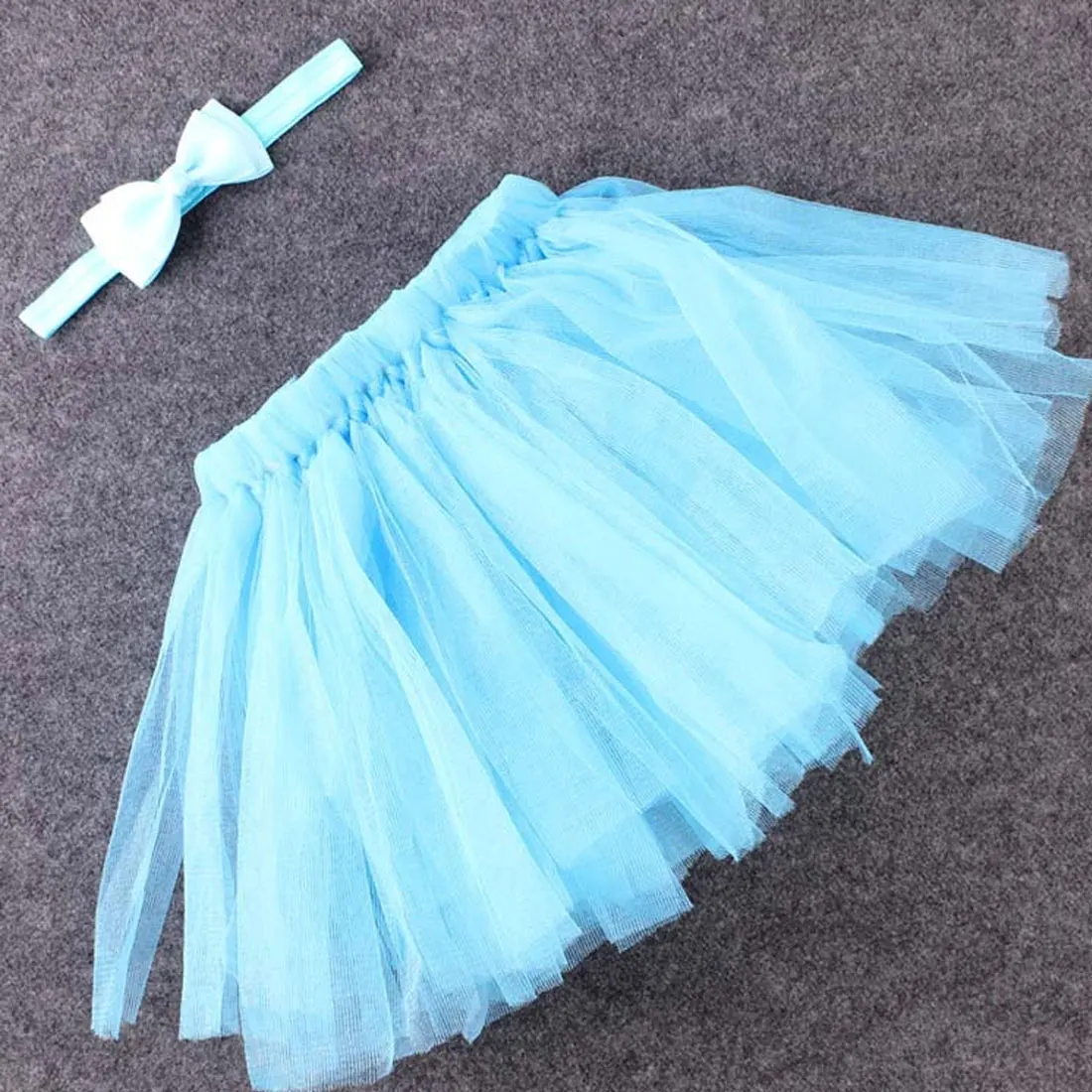 1 pc Baby Mädchen Rock Prinzessin Blase Shorts Rock Mit Stirnband Neugeborenen Foto Schießen Fotografie Prop