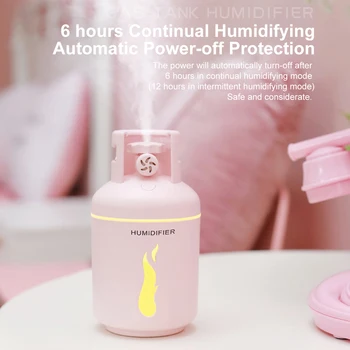 

300ML Quiet Air Humidifier Aroma Essential Oil Diffuser USB Fogger Mist Maker With LED Night Light 4 in 1 for Home Office