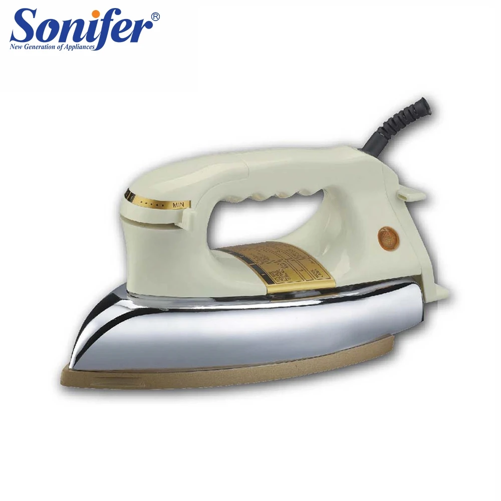 

Sterilization Steam High Power Household Iron Dry Iron Full Metal Non-stick sole plate Sonifer
