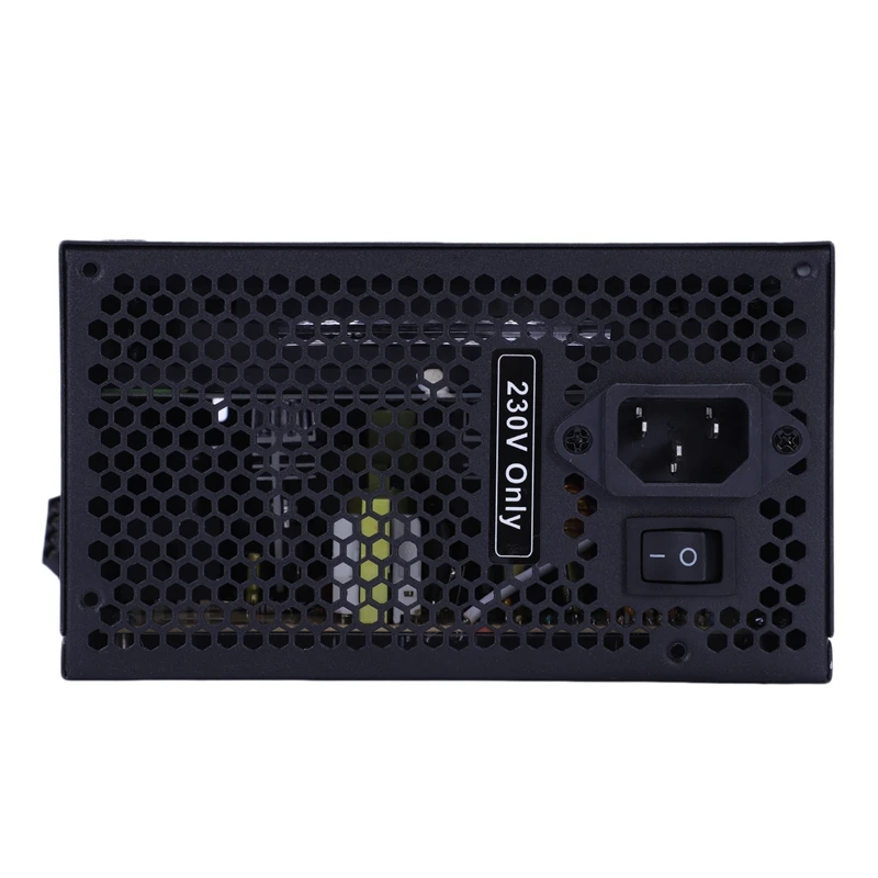 200 260 В Макс 650 Вт блок питания Psu Pfc 14 см бесшумный вентилятор 24Pin 12В ПК компьютер Sata