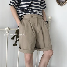Мужские шаровары Повседневные мужские хлопковые шорты Свободные Брендовые мужские шорты для бега цвета хаки/зеленый/черный Размер S-L