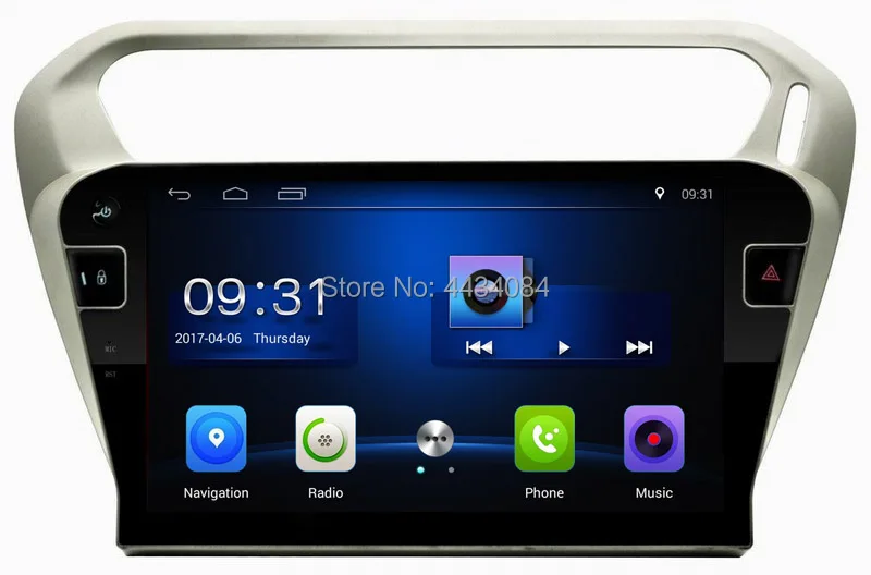 Ouchuangbo Автомобильный видеорегистратор gps navi для Peugeot 301 Citroen Elysee 2013 2015 Поддержка USB