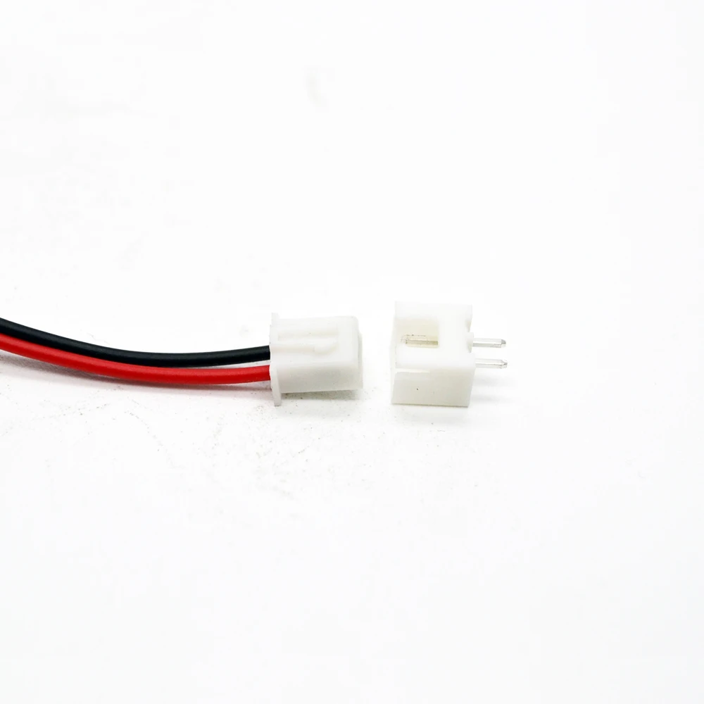 10 компл./лот 26AWG JST XH2.54 2 контактный Штекерный кабель длиной 10/15/20/30 мм