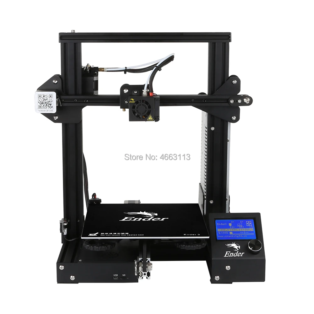 Creality Ender-3/Ender 3 Pro Классический металлический алюминий быстрая сборка супер база один экструдер Эндер серии 3d принтер DIY