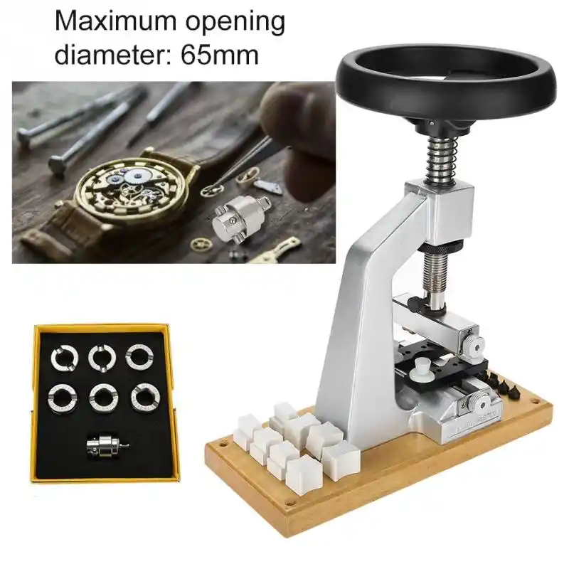 Baru 5700 Bench Watch Case Pembuka Jam Tangan Alat Kembali Pembuka Dengan 6 Mati Untuk Jam Tangan Rolex Bagian Perbaikan Alat Untuk Pembuat Perbaikan Alat Kit Aliexpress