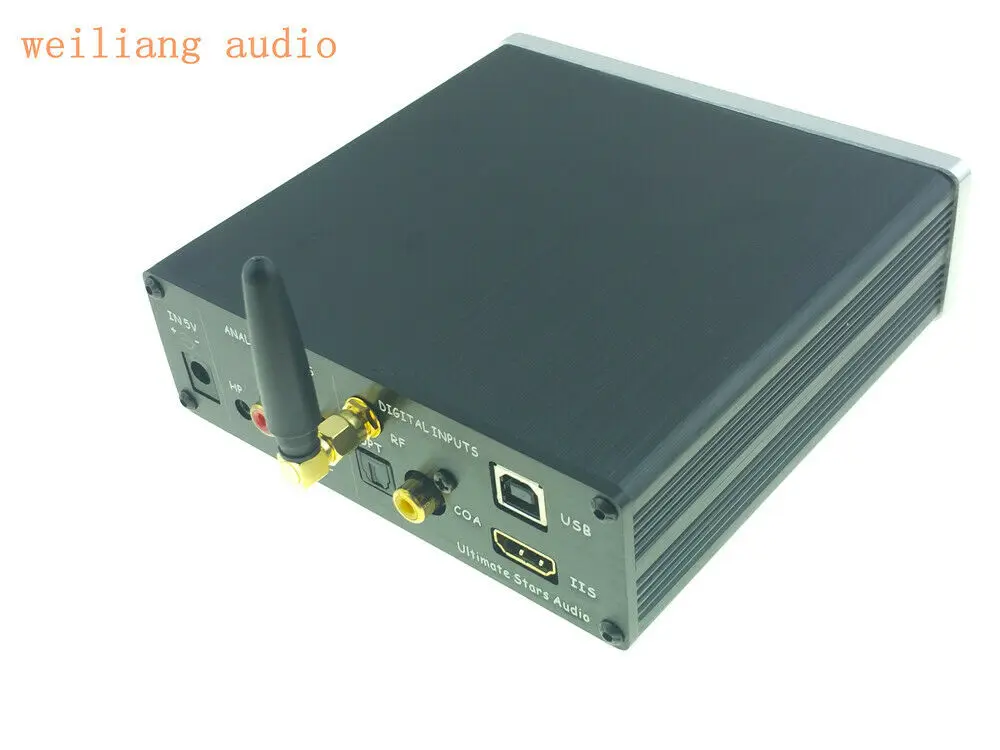 Ustars двойной ES9038Q2M DAC аудиодекодер XU208 XMOS USB I2S DSD Bluetooth 5 0 APTX HD CSR8675|Цифро-аналоговые